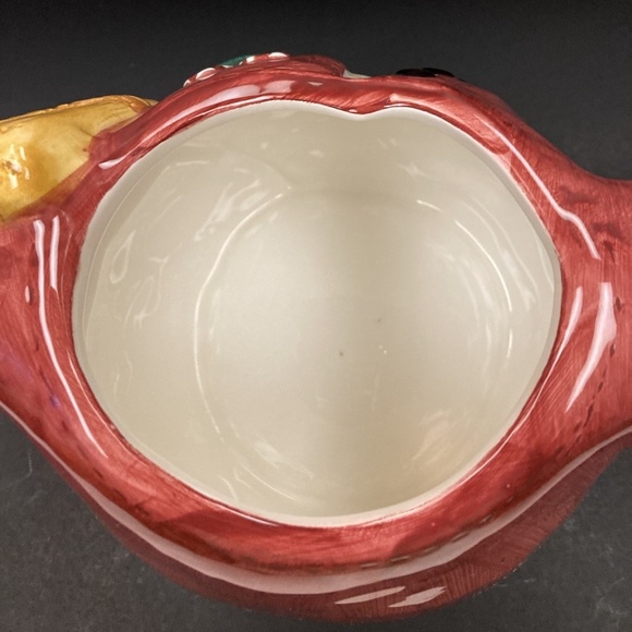 Sakura Debbie Mumm Christmas Cookie Jar Canister Snowman w/Baseball Cap & Broom - Picture 10 of 14